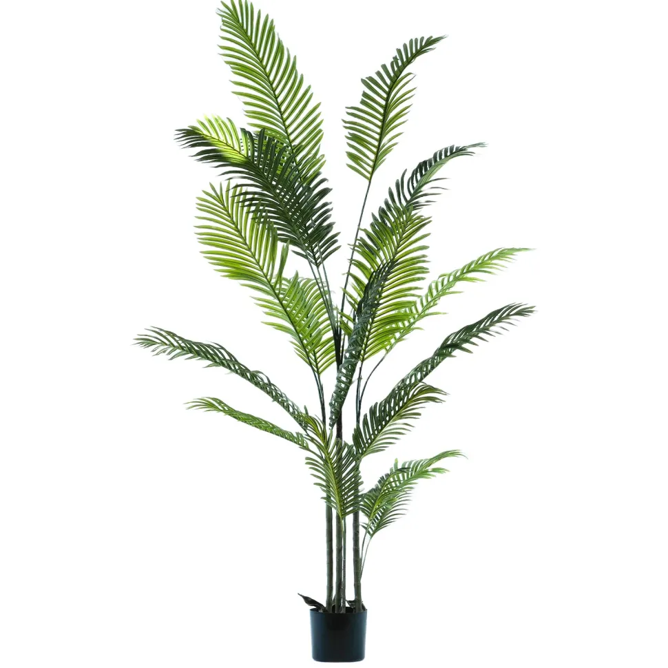 Pianta artificiale Palma Areca in vaso h190 cm