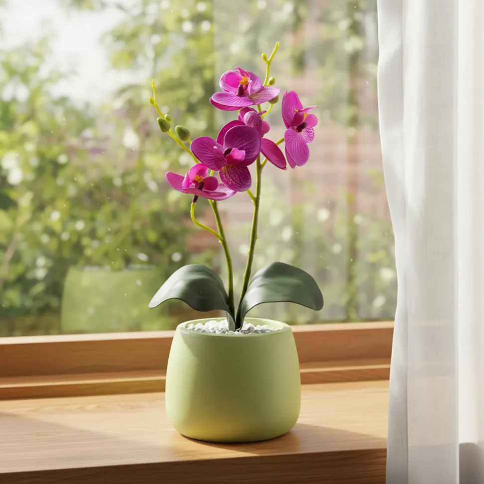Pianta con Vaso e Spray Profumato 30 ml