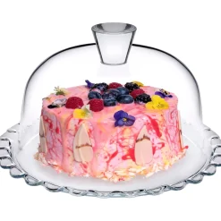 Piatto Torta in vetro con campana Linea Patisserie