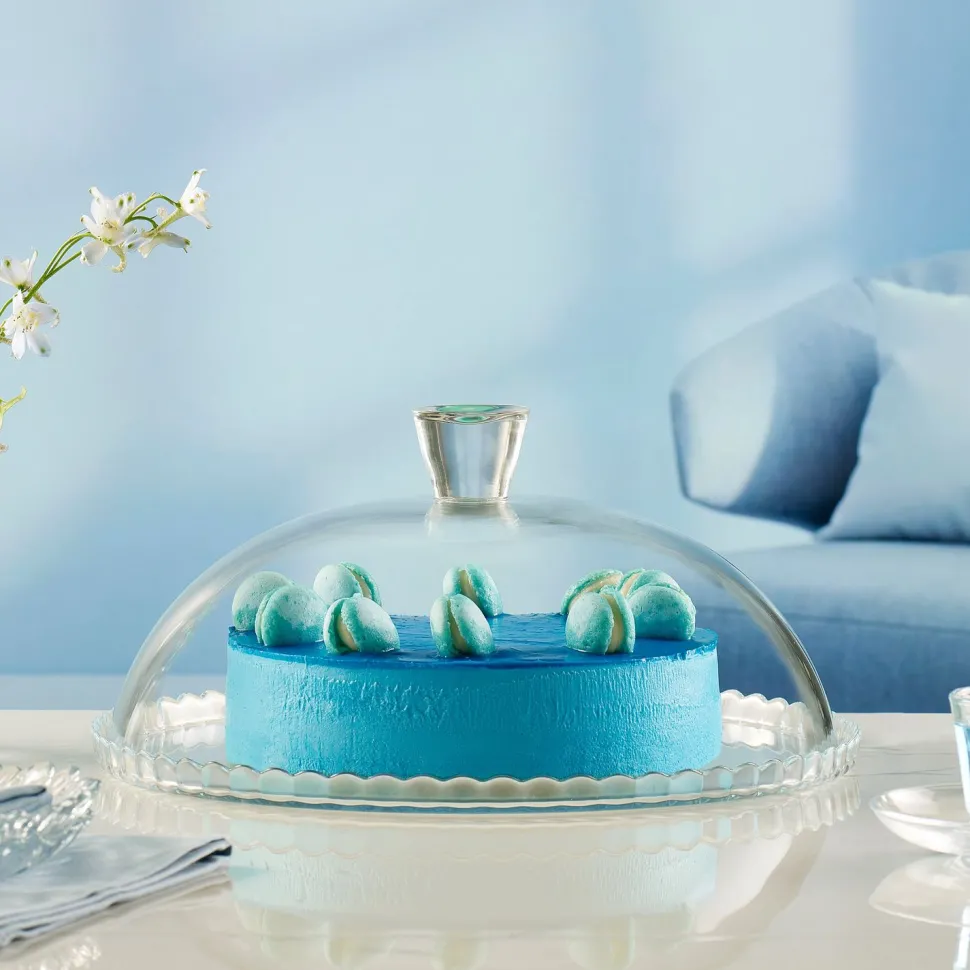 Piatto Torta in vetro con campana Linea Patisserie diametro 32 cm