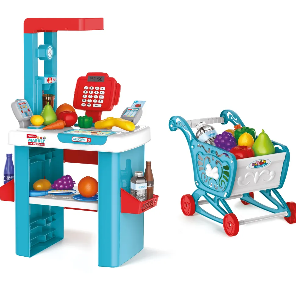 Piccolo Market con Carrellino 56 pezzi