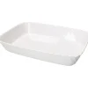 Pirofila Rettangolare in stoneware Bianca