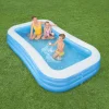 Piscina Family Gonfiabile Rettangolare a 3 Anelli