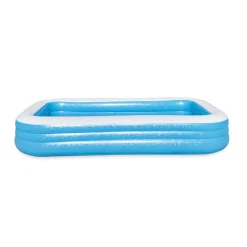 Piscina Family Gonfiabile Rettangolare a 3 Anelli