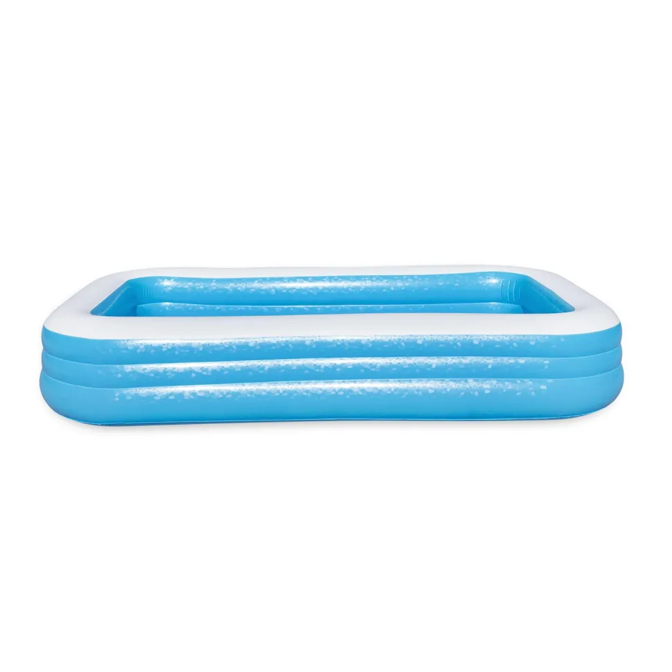 Piscina Family Gonfiabile Rettangolare a 3 Anelli