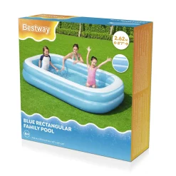 Piscina Family gonfiabile rettangolare a 2 anelli