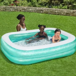 Piscina Family gonfiabile rettangolare a 2 anelli