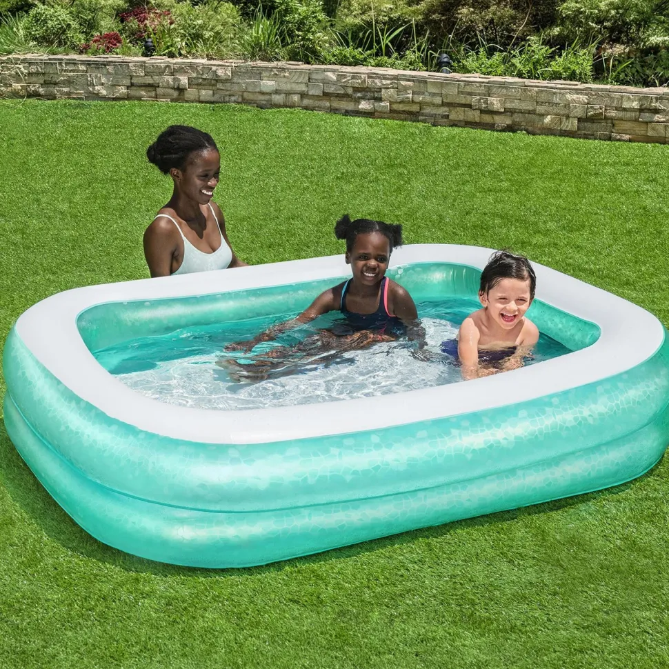 Piscina Family gonfiabile rettangolare a 2 anelli
