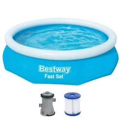 Piscina Fuori Terra Gonfiabile Fast Set™ con Pompa e Filtro