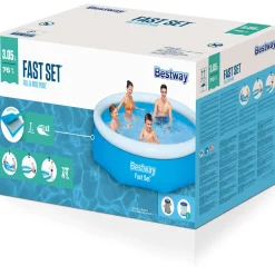 Piscina Fuori Terra Gonfiabile Fast Set™ con Pompa e Filtro