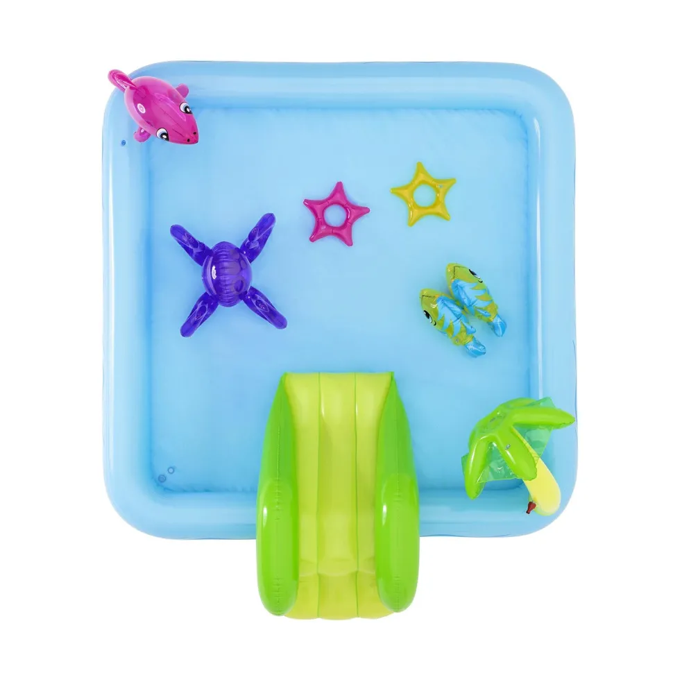 Piscina Parco Giochi Gonfiabile Fantastic Aquarium 239x206 cm