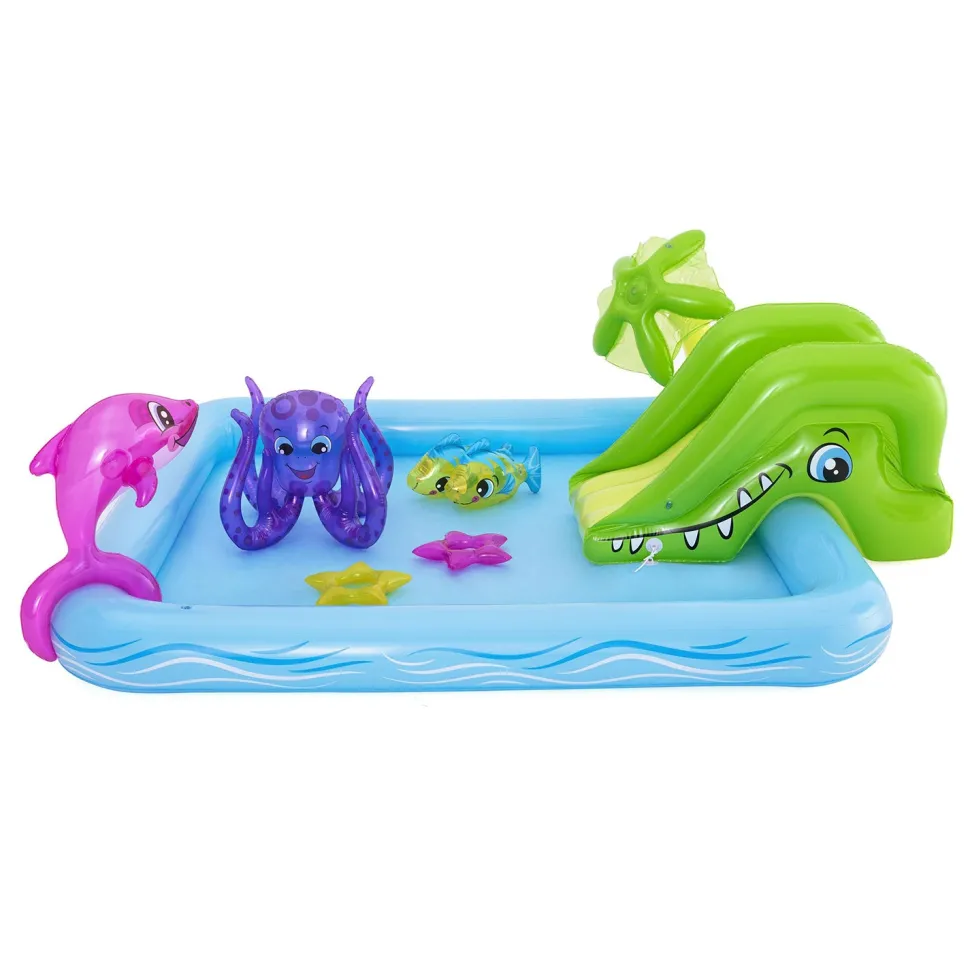 Piscina Parco Giochi Gonfiabile Fantastic Aquarium 239x206 cm