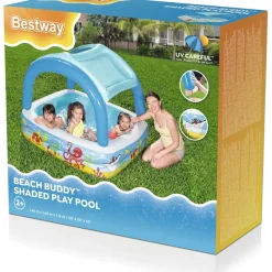 Piscina per Bambini Pesci Tropicali con tetto di protezione solare