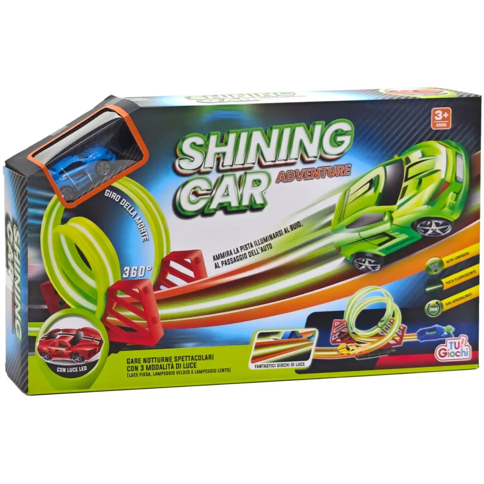 Pista Luminosa con Loop 360° Shining Car Adventure