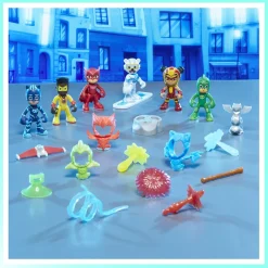 PJ Masks Power Heroes Set 6 Personaggi con Accessori 20 Pezzi