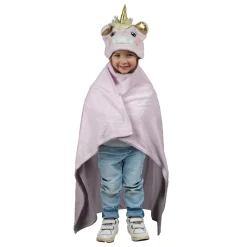 Plaid Bambini con Cappuccio Morbido Linea Baby Cute