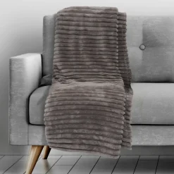 Plaid Coperta Flanella Rigata 150x200 cm