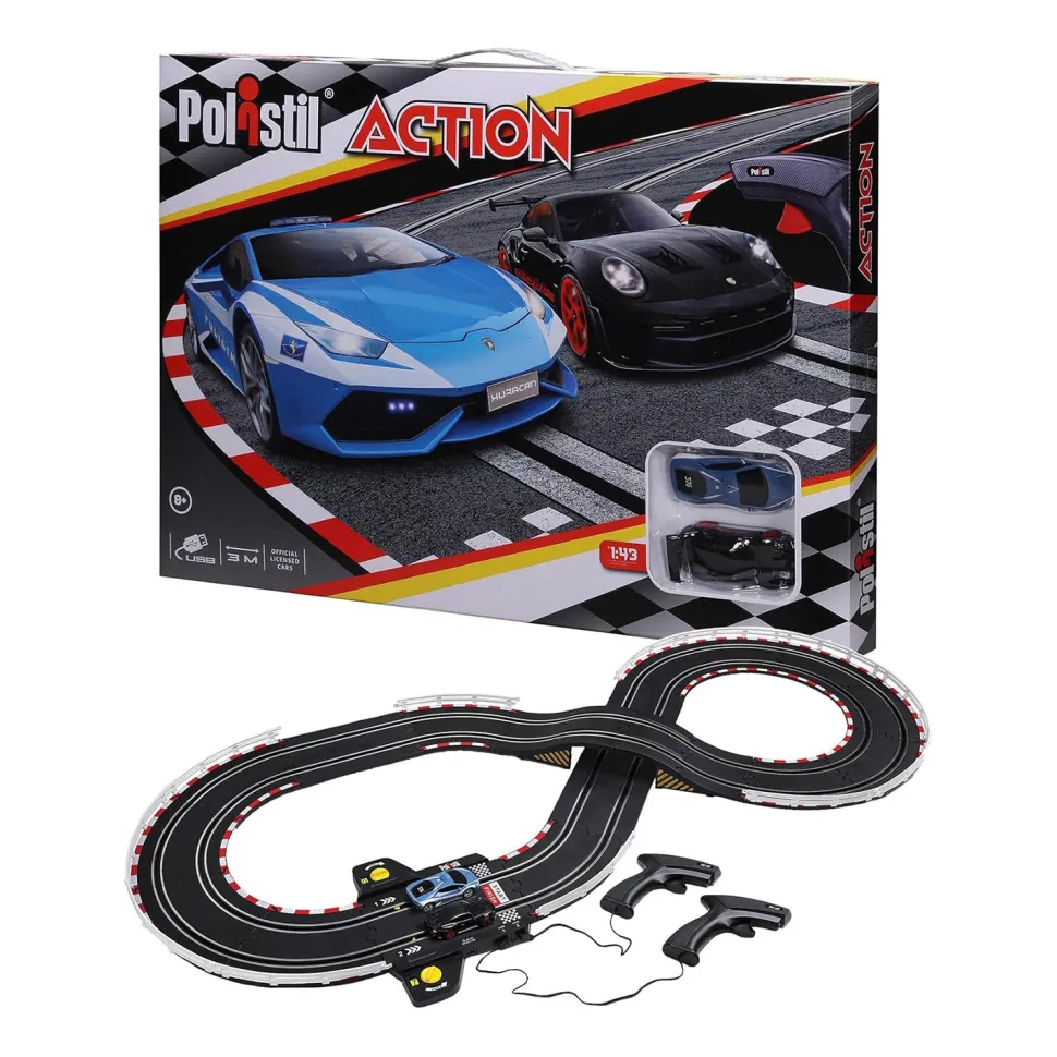 Polistil Pista Elettrica con 2 veicoli