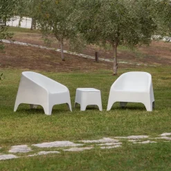 Poltrona Matera Bianca