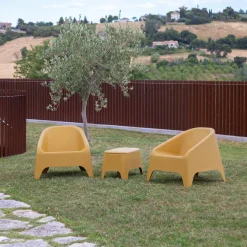 Poltrona Matera Giallo Ocra