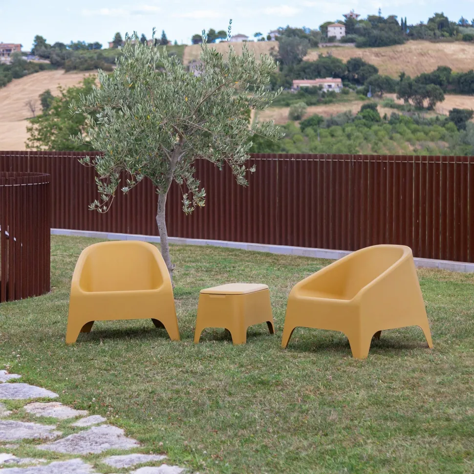 Poltrona Matera Giallo Ocra