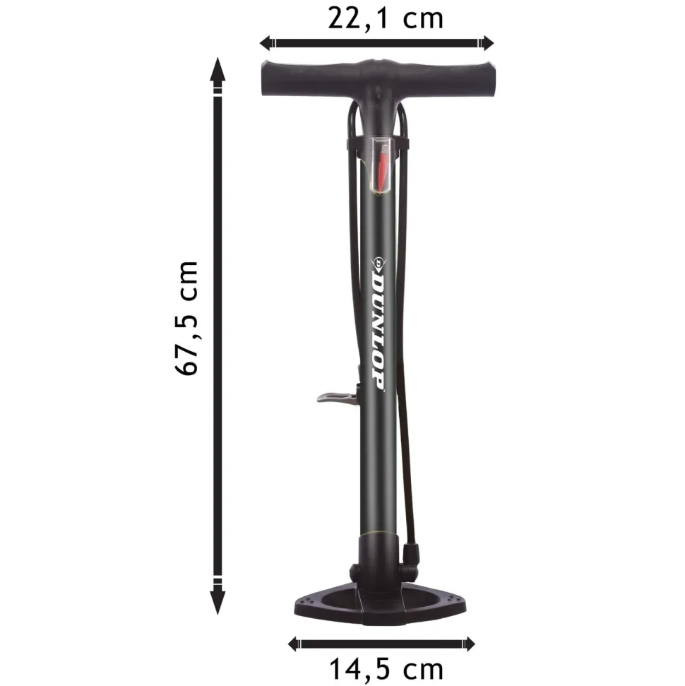 Pompa da Terra per Bicicletta con Adattatori