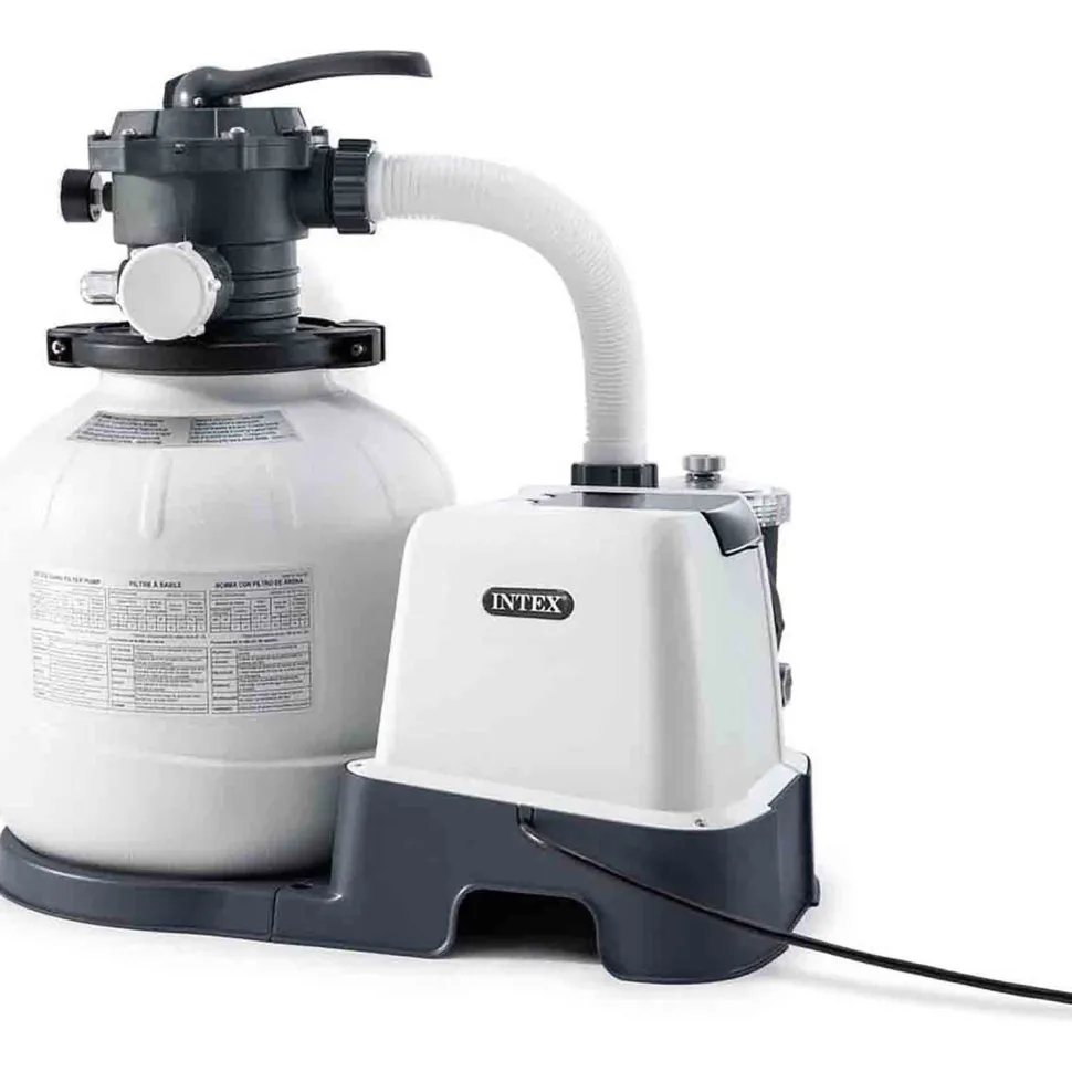 Pompa Filtro a Sabbia con Generatore Salino di Cloro Krystal Clear 10000 litri/ora