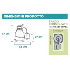 Pompa Filtro a Sabbia Krystal Clear® SX2100 Plus WiFi 7900 litri/ora
