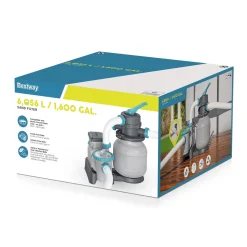 Pompa Filtro a Sabbia per Piscine Fuori Terra 6.056 L/h