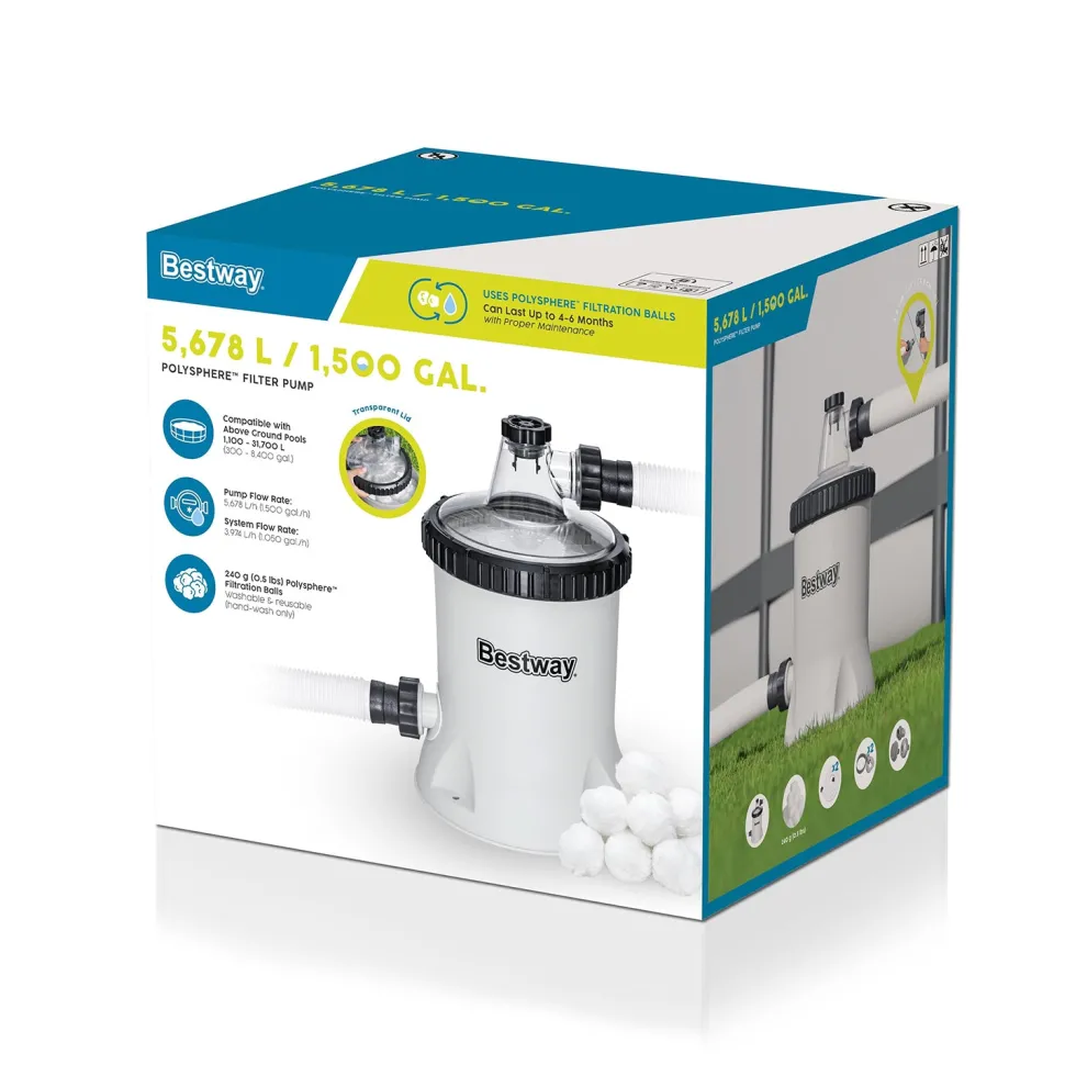 Pompa Filtro Polysphere™ 5.678 L/h per Piscine Fuori Terra