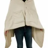 Poncho agnellato Flannel taglia unica