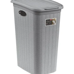 Portabiancheria Grigio Linea Elegance 36 litri