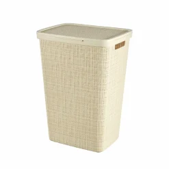 Portabiancheria Jute Avorio 58 litri
