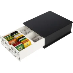Porta capsule Linea Wooden 3 scomparti in MDF
