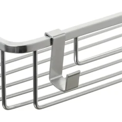 Portaoggetti Doccia 2 Piani C-Gancio Aluminium Collection