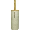 Portascopino beige e legno con scopino