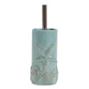 Portascopino con scopino in ceramica Design Stelle Marine