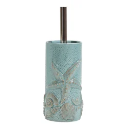 Portascopino con scopino in ceramica Design Stelle Marine