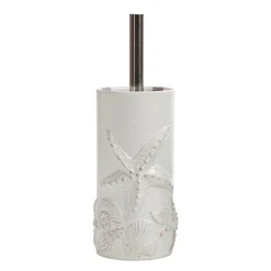 Portascopino con scopino in ceramica Design Stelle Marine