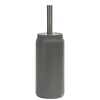 Portascopino con Scopino in Ceramica Grigio