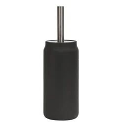 Portascopino con Scopino in Ceramica Nero