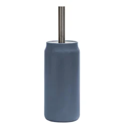 Portascopino con Scopino in Ceramica Petrolio