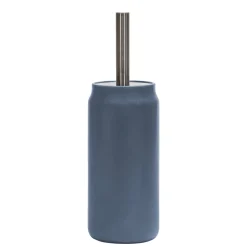 Portascopino con Scopino in Ceramica Petrolio