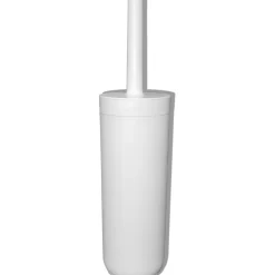 Portascopino con Scopino in Plastica Bianco