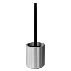 Portascopino con Scopino in Polipropilene Grigio