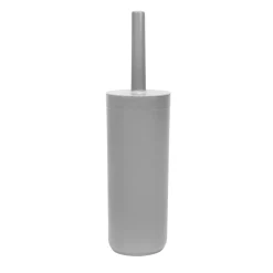 Portascopino con Scopino in Polistirene Grigio h38 cm diametro 8 cm
