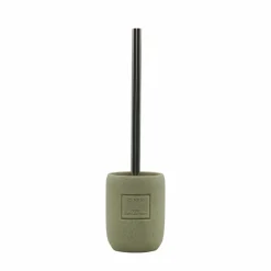 Portascopino con Scopino Sabbia Clean Collection h36 cm diametro 9,5 cm