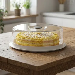 Porta torta con Coperchio Trasparente diametro 28 cm