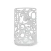 Portautensili da Cucina in Metallo Bianco h16 cm diametro 11 cm