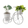 Portavasi Decorativo 2 Posti a Forma di Bicicletta